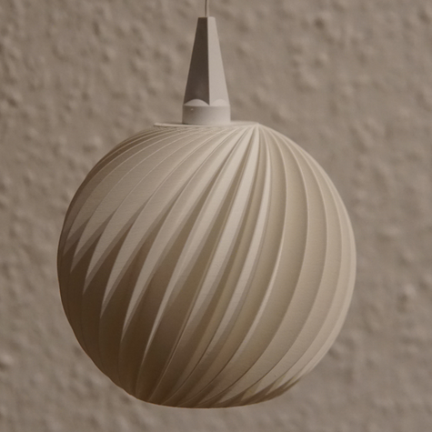 Aurora Lampenschirm für Herrnhuter Stern A1 (Ø 13 cm) – Geschwungenes 3D-Design, handgefertigt in Deutschland
